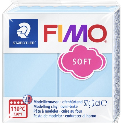 FIMO SOFT Modelliermasse, ofenhrtend, pastell-aqua, 57 g