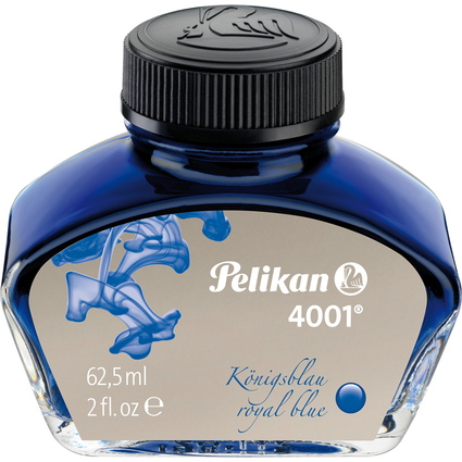 Pelikan Tinte 4001 im Glas, knigsblau, Inhalt: 62,5 ml