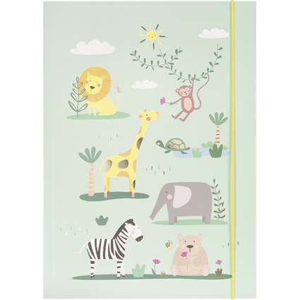 folia Zeichnungsmappe HOTFOIL "Happy Safari", Karton, DIN A3