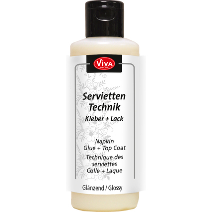 ViVA DECOR Servietten-Technik Kleber + Lack, 82 ml