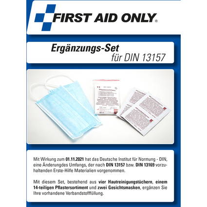 FIRST AID ONLY Ergnzungsset fr Normaktualisierung DIN13157