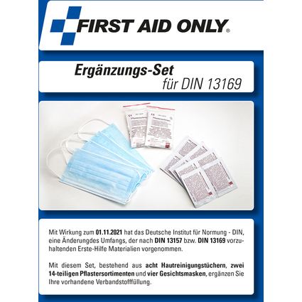 FIRST AID ONLY Ergnzungsset fr Normaktualisierung DIN13169