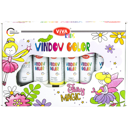 ViVA DECOR Viva KIDS Window Color Set "Fairy Magic"