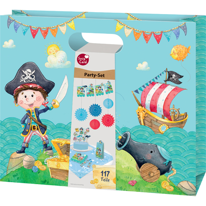 SUSY CARD Party-Set "Little Pirate", 117-teilig