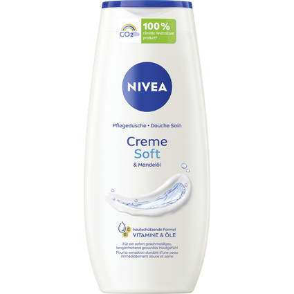 NIVEA Cremedusche soft & Mandell, 250 ml Flasche