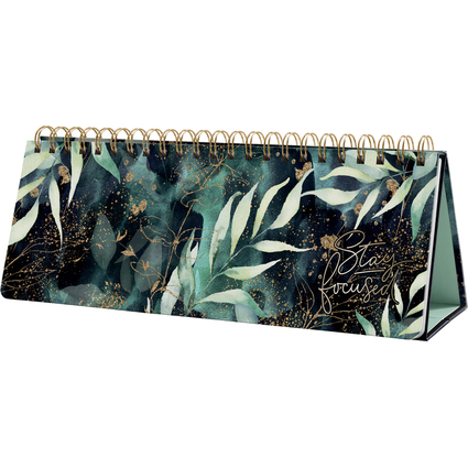 sigel Tischkalender Jolie "Glamorous Leaves", immerwhrend