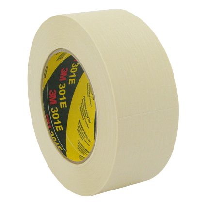 3M Krepp-Klebeband 301E, 48 mm x 50 m, Papier, beige