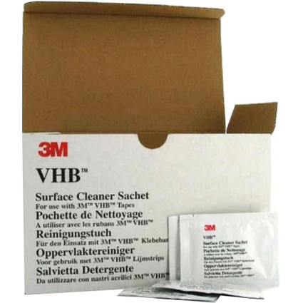 3M VHB Oberflchen-Reinigungstcher, 25 ml