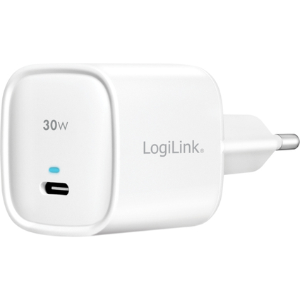 LogiLink USB-Steckdosenadapter, 1x USB-C (PD), wei