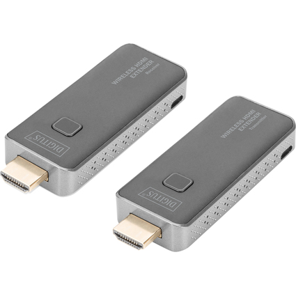 DIGITUS Wireless HDMI Extender Set, 50 m, schwarz