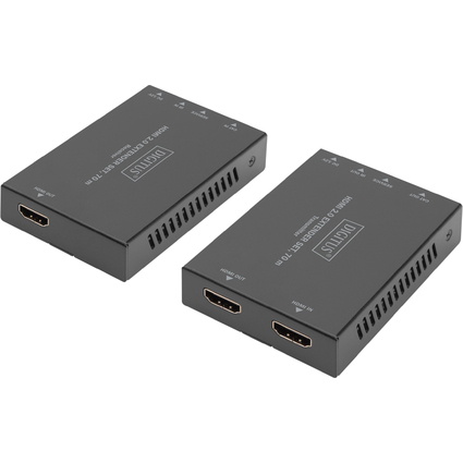 DIGITUS HDMI Extender Set, 4K/60Hz, 70 m, schwarz