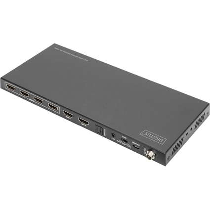 DIGITUS 4x2 HDMI Matrix Switch, 4K/60Hz, schwarz