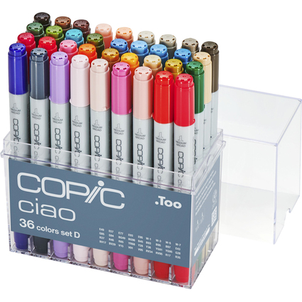 COPIC Marker ciao, 36er Set D