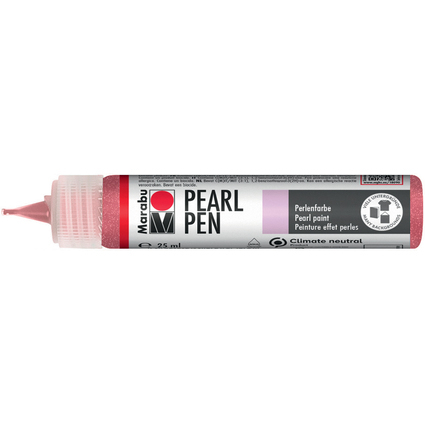 Marabu Perlenfarbe Pearl Pen, 25 ml, schimmer-rot