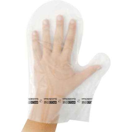 HYGOSTAR Hygiene-Handschuh Fustling, aus Coex, transparent