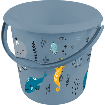 keeeper Deco-Putzeimer ilvie "Sealife", rund, 10 Liter