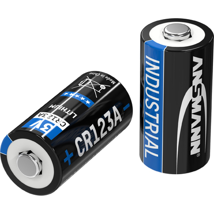 ANSMANN Lithium-Foto-Batterie, CR123A/CR17335, 10er Pack