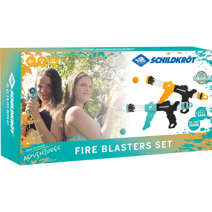 SCHILDKRT Schaumkugel-Popperpistolen Fire Blaster Set