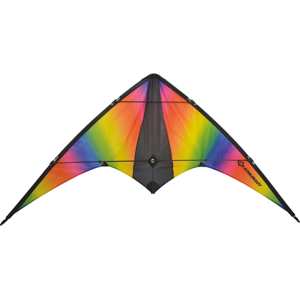 SCHILDKRT Lenkdrache Stunt Kite 160, Regenbogenfarben