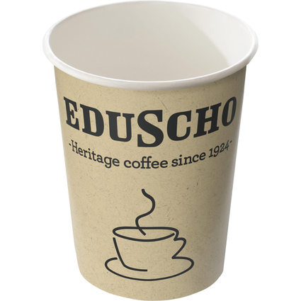 Eduscho Hartpapier-Kaffeebecher "To Go", 0,3 l