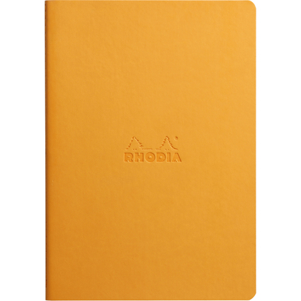 RHODIA Notizheft RHODIARAMA, DIN A5, liniert, orange