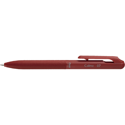 Pentel Druckkugelschreiber Calme, 0,35 mm, rot