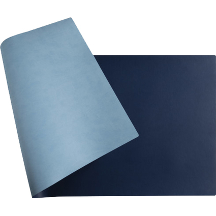 EXACOMPTA Schreibunterlage, 350 x 600 mm, dunkelblau / blau