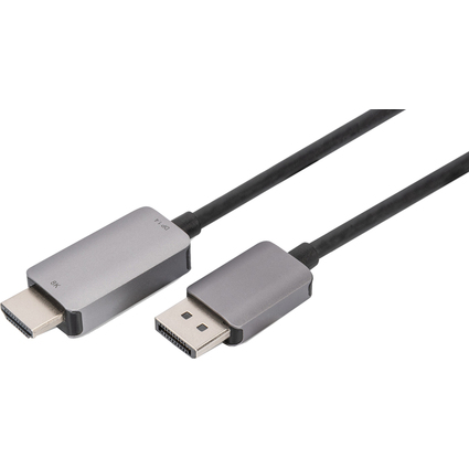 DIGITUS DisplayPort Adapterkabel, DP - HDMI Typ A, 8K, 1,0 m