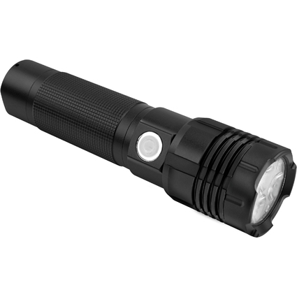 ANSMANN LED-Taschenlampe Pro 3000R, 3.200 Lumen, schwarz