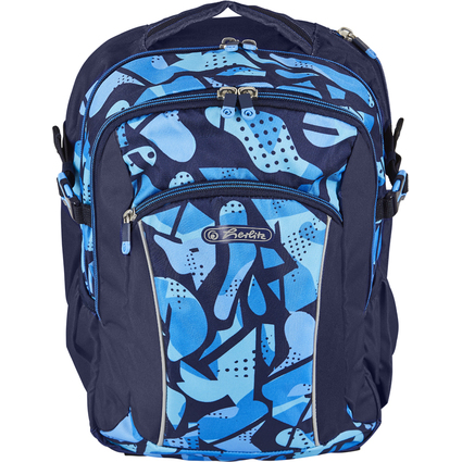 herlitz Schulrucksack Ultimate "Camo Blue"