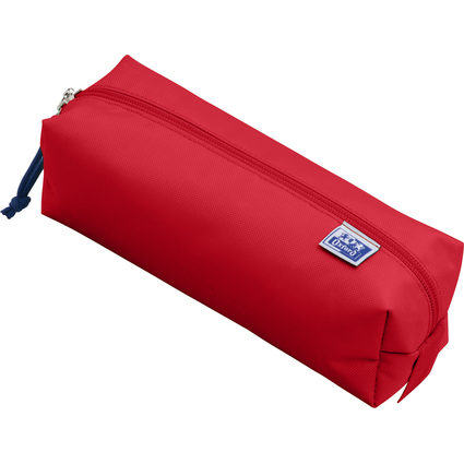 Oxford Schlamper-Etui, Polyester, rechteckig, gro, rot