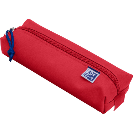 Oxford Schlamper-Etui, Polyester, rechteckig, klein, rot