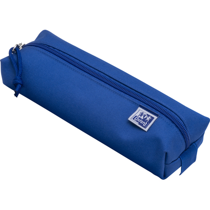 Oxford Schlamper-Etui, Polyester, rechteckig, klein, blau