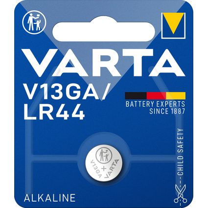 VARTA Alkaline Knopfzelle "Professional Electronics", V13GA