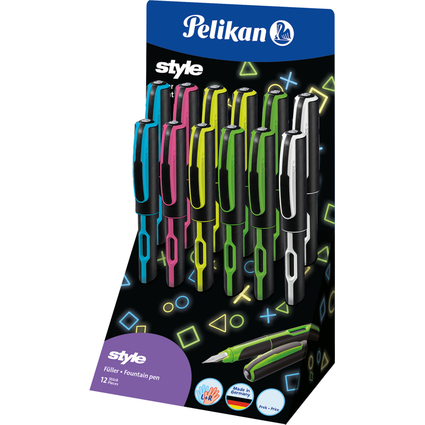 Pelikan Fllhalter style "Neon", Thekendisplay