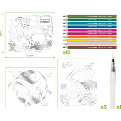 Maped Creativ Aquarell-Set AQUA ART "DINOSAURIER"