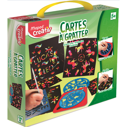 Maped Creativ Kratzbilder-Set mit Schablonen & Mandalas