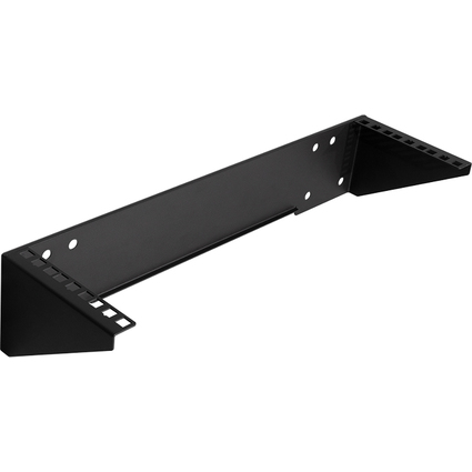 LogiLink 19" Wand-/Untertischhalterung, 3 HE, schwarz