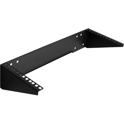 LogiLink 19" Wand-/Untertischhalterung, 4 HE, schwarz