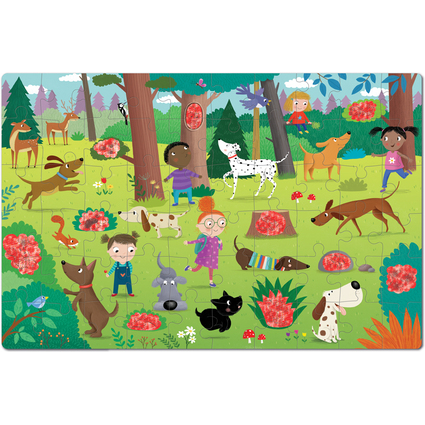 APLI kids Geheimpuzzle "Die Hunde",  60 Teile