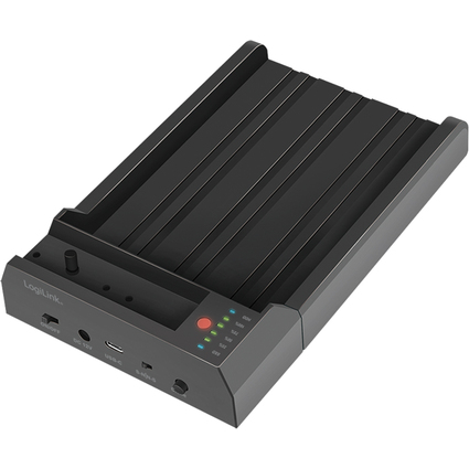 LogiLink USB 3.2 Gen 2 Festplatten Docking Station, schwarz