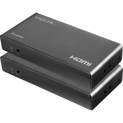 LogiLink HDMI Extender Set ber LAN/KVM/2xUSB-A/1080p/HDCP/