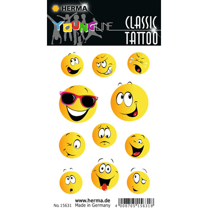 HERMA Tattoo CLASSIC "Happy Face"