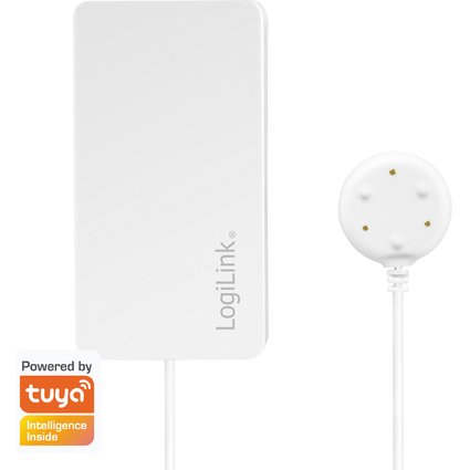 LogiLink Wi-Fi Smart Wasserlecksensor, Tuya kompatibel, wei