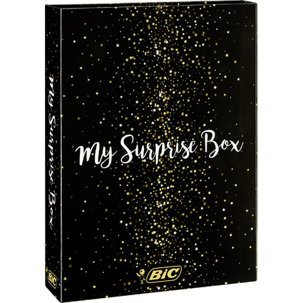 BIC Schreibset "My Surprise Box" mit Notizbuch, 16-teilig