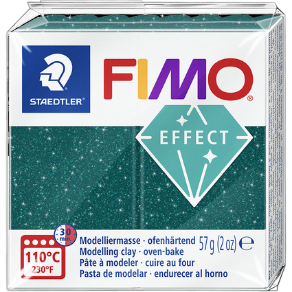 FIMO EFFECT Modelliermasse, galaxy grn, 57 g