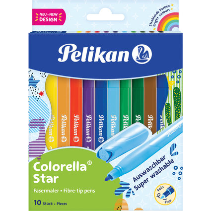 Pelikan Fasermaler colorella star, 10er Kartonetui