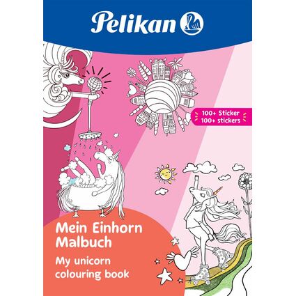 Pelikan Malbuch "Mein Einhorn", DIN A4, inkl. 100 Sticker