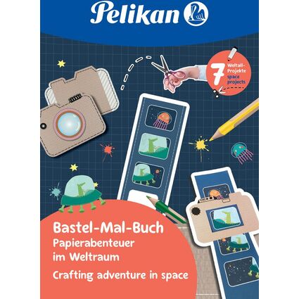 Pelikan Bastel- und Ausmalbuch "Weltraum", DIN A4