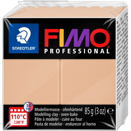 FIMO PROFESSIONAL Modelliermasse, ofenhrtend, sand, 85 g